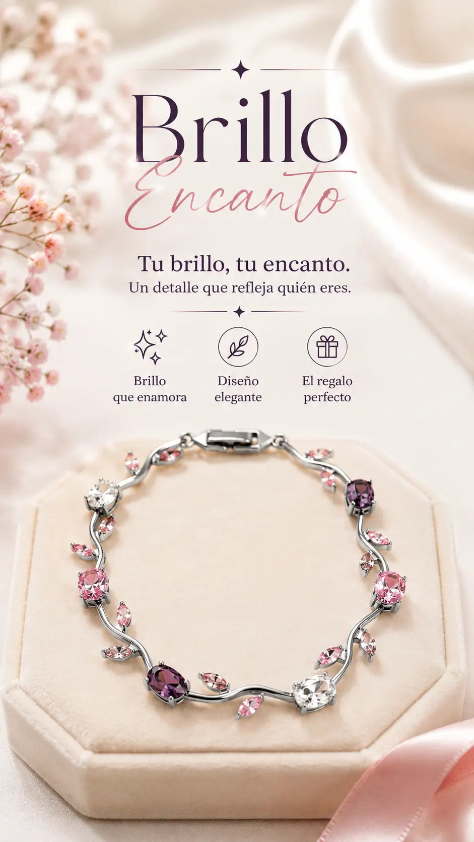 Pulsera Brazalete Brillo Encanto™ 💎✨
