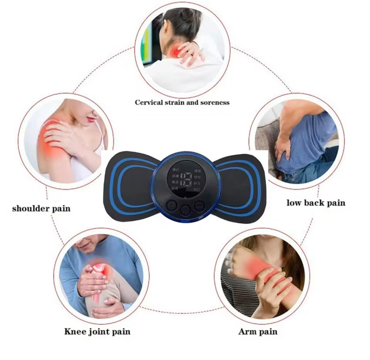 RelaxMini™ Masajeador Electronico Recargable.