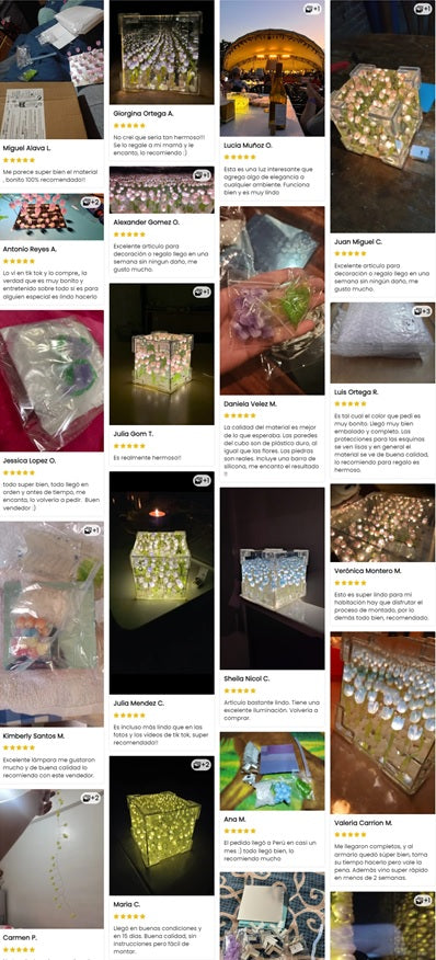 Lámpara Tulipán Infinito