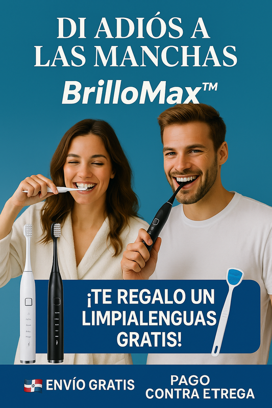 BrilloMax + Limpia Lenguas GRATIS! Para Sonrisas Radiantes 😍