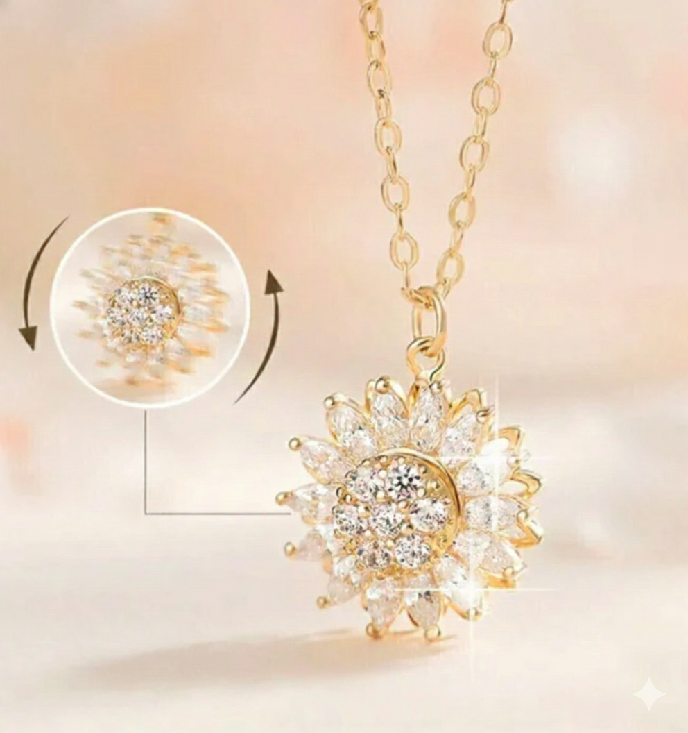 Collar Girasol Amor de Sol™🌻 + Caja de regalo gratis✨