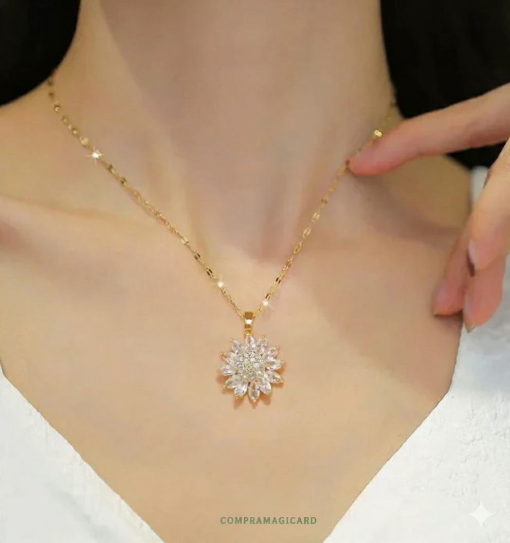 Collar Girasol Amor de Sol™🌻 + Caja de regalo gratis✨