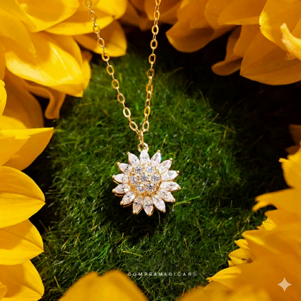 Collar Girasol Amor de Sol™🌻 + Caja de regalo gratis✨